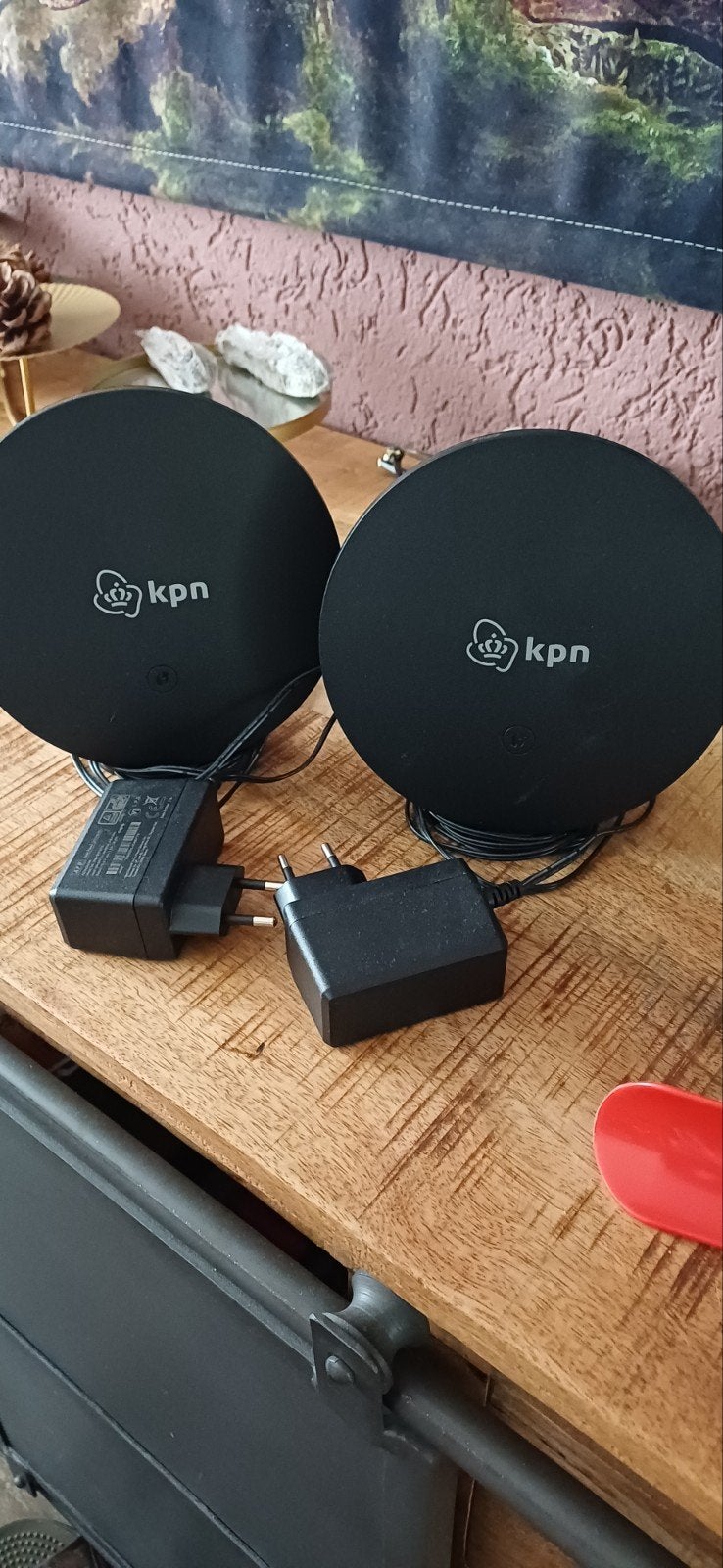 KPN SuperWifi 2.0 - Set van 2 voor optimaal bereik, Computers en Software, Routers en Modems, Ophalen of Verzenden, Zo goed als nieuw