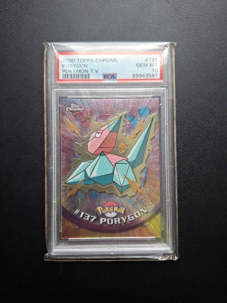 porygon tops chrome 2000 psa 10, Ophalen, Zo goed als nieuw, Losse kaart