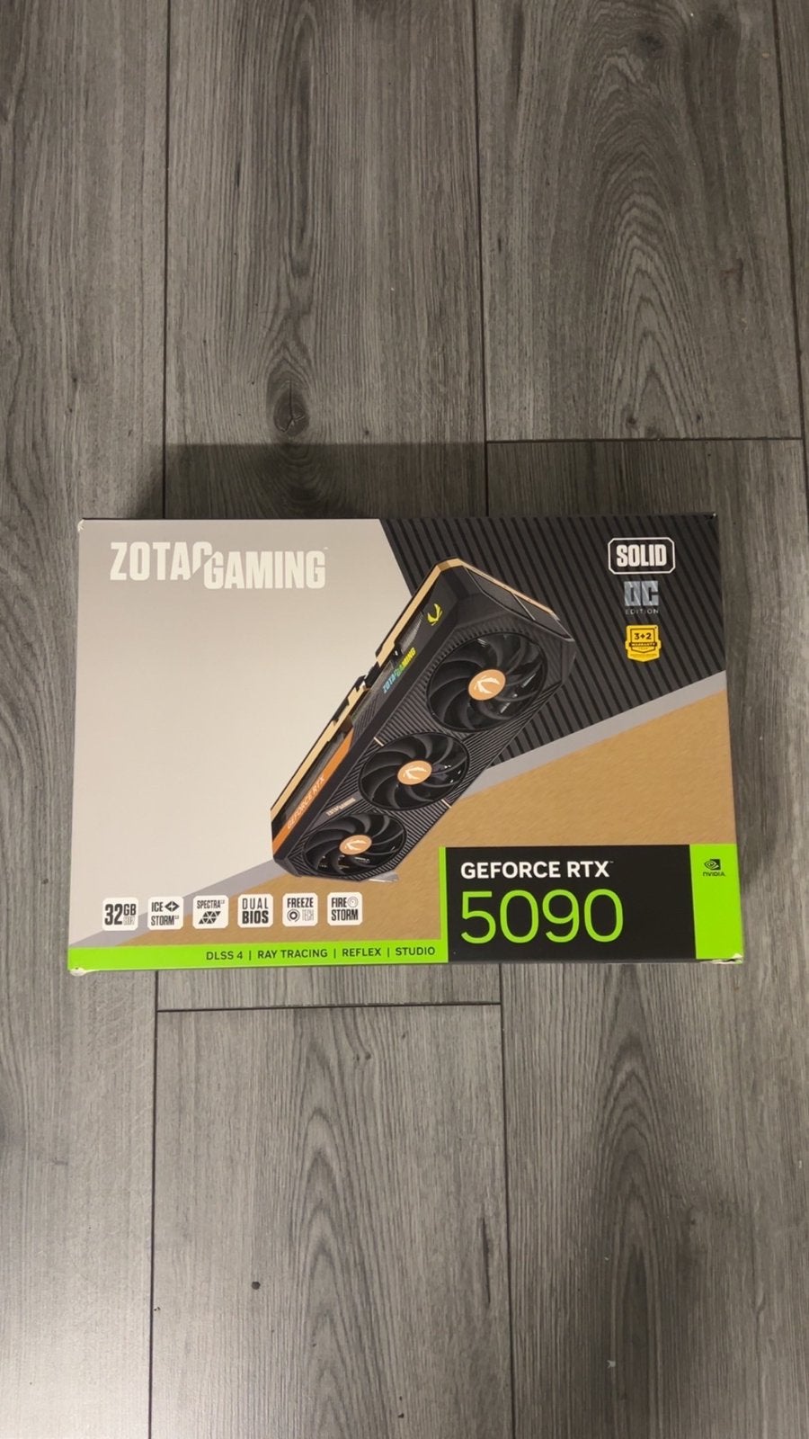 ZOTAC GAMING GeForce RTX 5090 SOLID OC Edition 32GB., Computers en Software, Videokaarten, Ophalen of Verzenden, Nieuw, GDDR6