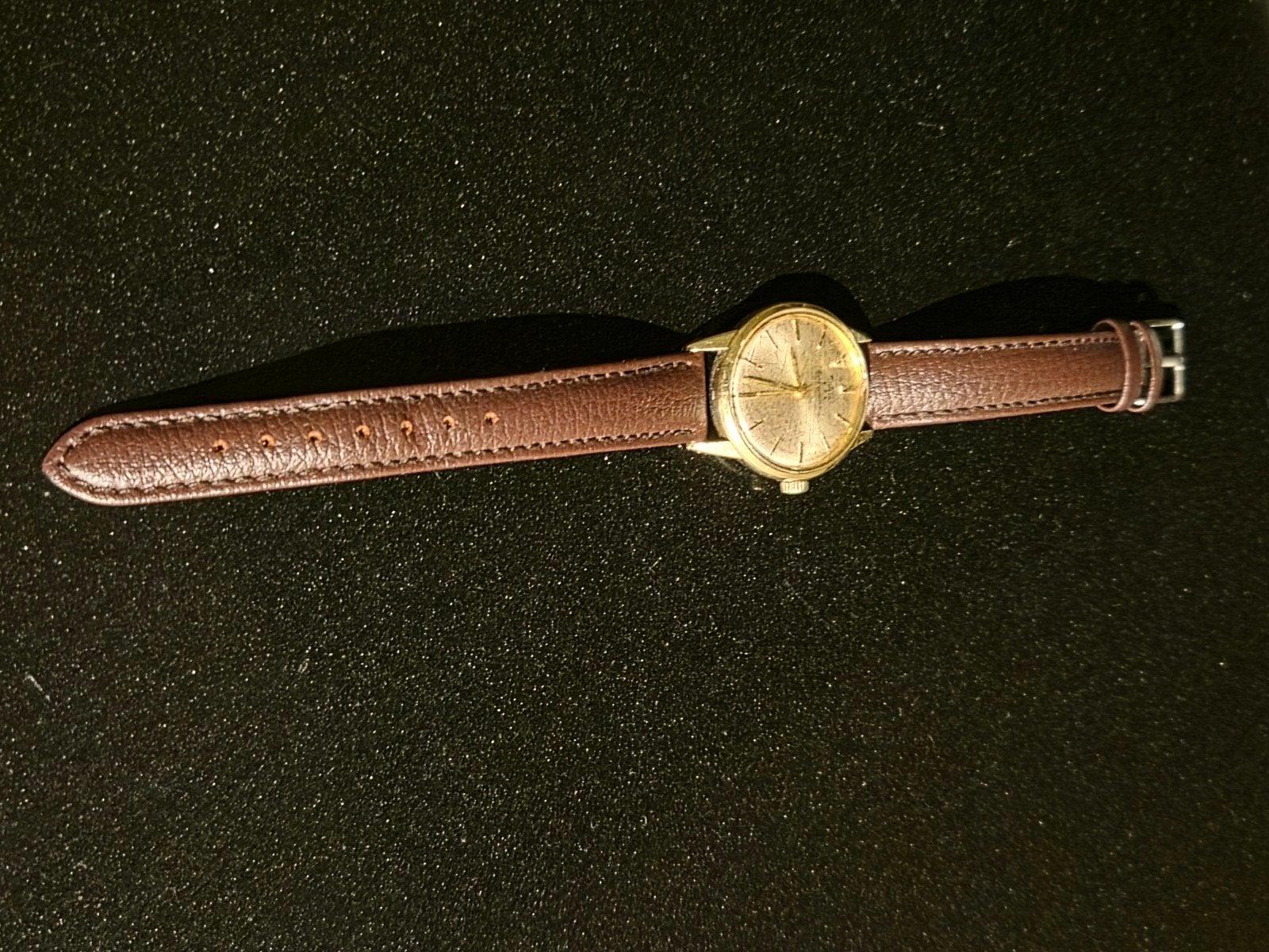 Vintage Pontiac Hydreulica Polshorloge - Jaren '60, Overige merken, Met bandje, Polshorloge, Goud