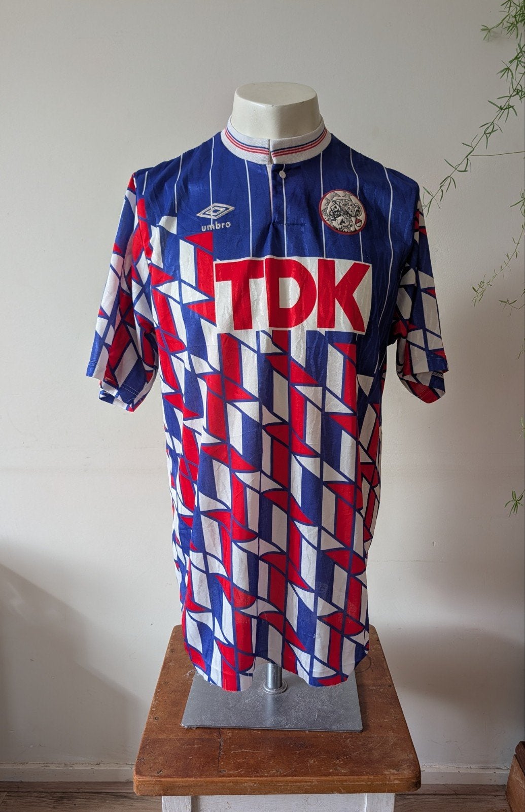 Iconisch Ajax Umbro uitshirt 1989/90 – TDK, Ophalen of Verzenden, Zo goed als nieuw, Shirt