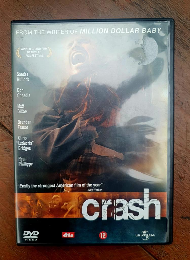 Crash dvd met Sandra Bullock, Ophalen of Verzenden, Zo goed als nieuw