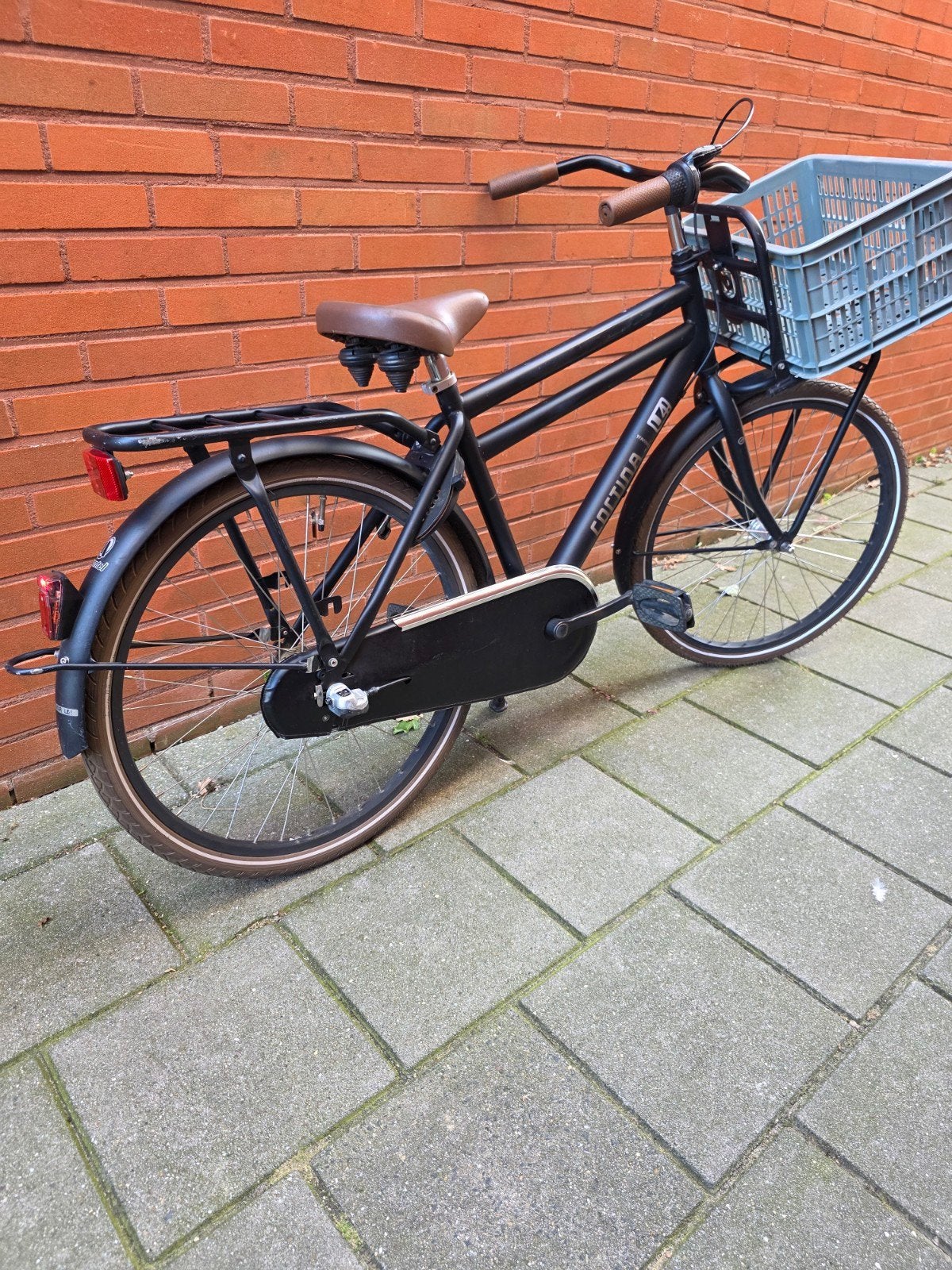 Cortina U4 jongensfiets 24 inch 3V led verlichting 2 sleutel, Ophalen, Gebruikt, 24 inch
