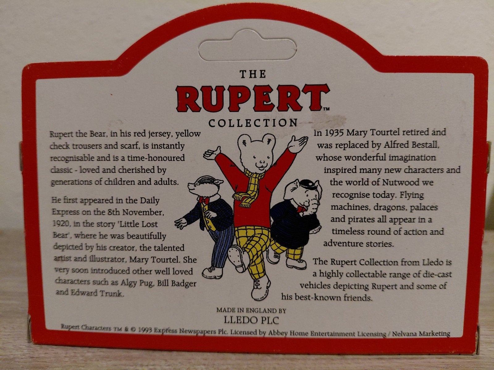 Rupert The Bear Collectie, Overige merken, Auto, Verzenden, Groter dan 1:32