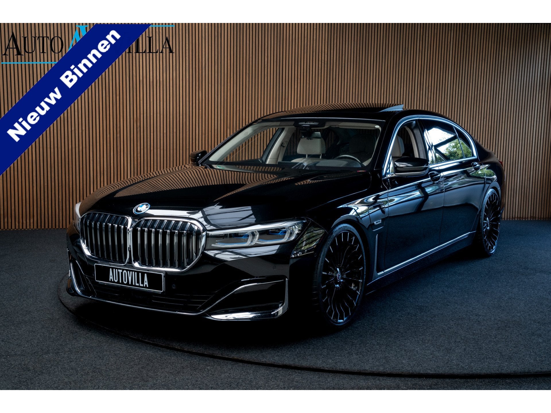 BMW 7 Serie 745Le xDrive Executive Lounge HUD 360 ° Matrix, Automaat, Dealer onderhouden, Gebruikt, Beige