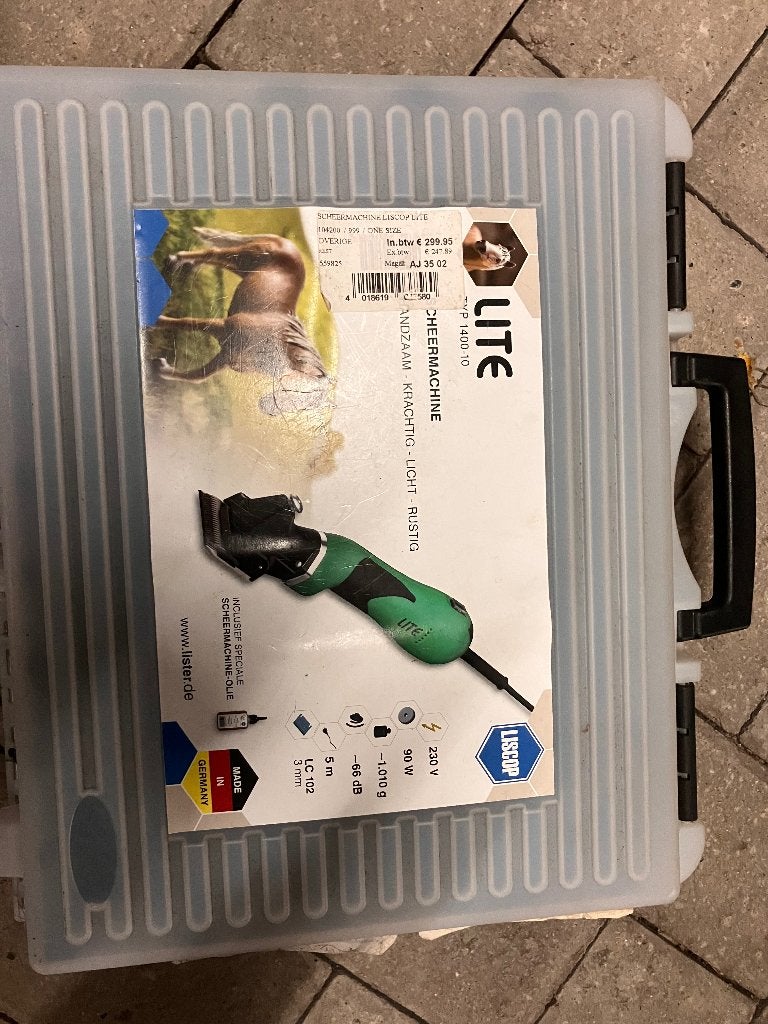 Scheermachine  Liscop lite, Dieren en Toebehoren, Liscop, Ophalen of Verzenden, Zo goed als nieuw, Scheerapparatuur