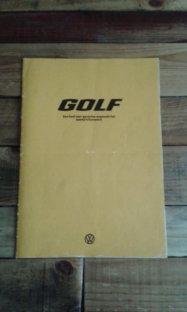VW Golf  jan 1976 brochure, Gelezen, Diverse auteurs, Ophalen of Verzenden, Volkswagen