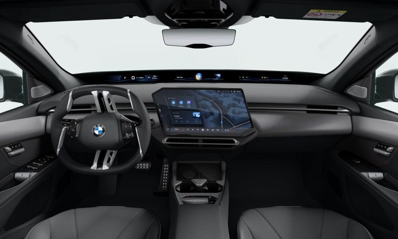 BMW i3 50 xDrive M Sport / Panoramadak / Trekhaak / 3D Head-, Auto's, Automaat, Dealer onderhouden, Zwart, Adaptive Cruise Control