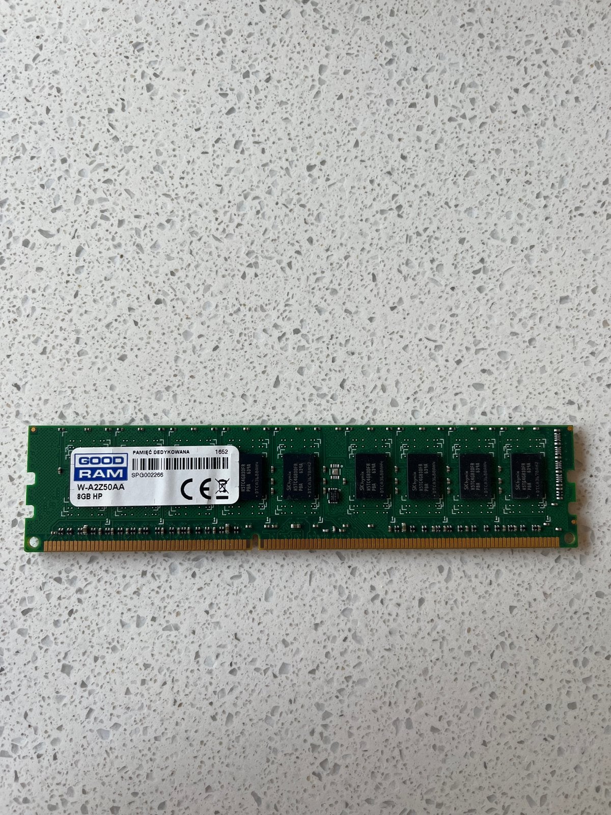 GOOD RAM 8GB HP DDR3 RAM Geheugenmodule, Gebruikt, Server, 8 GB, DDR3