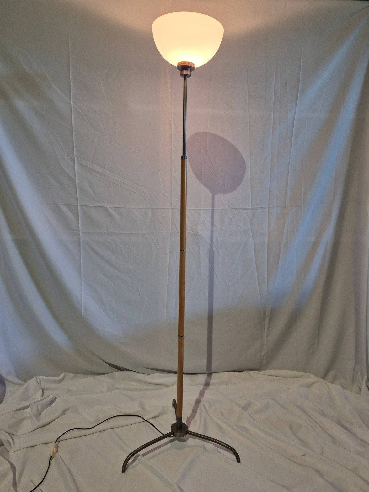 vintage IKEA staande lamp G9905, Ophalen, Glas, 150 tot 200 cm