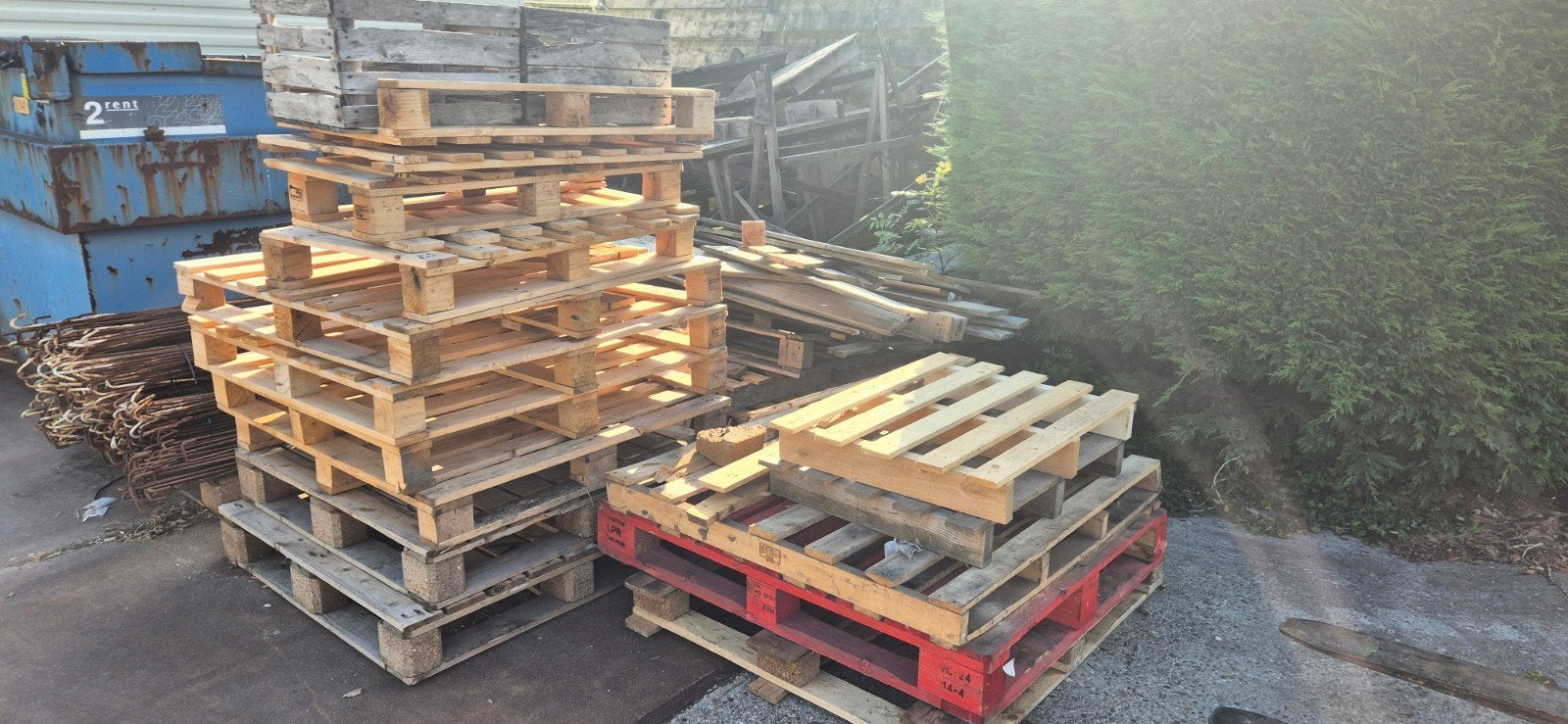 Pallets, Ophalen of Verzenden, Overige houtsoorten, Minder dan 200 cm, Pallet
