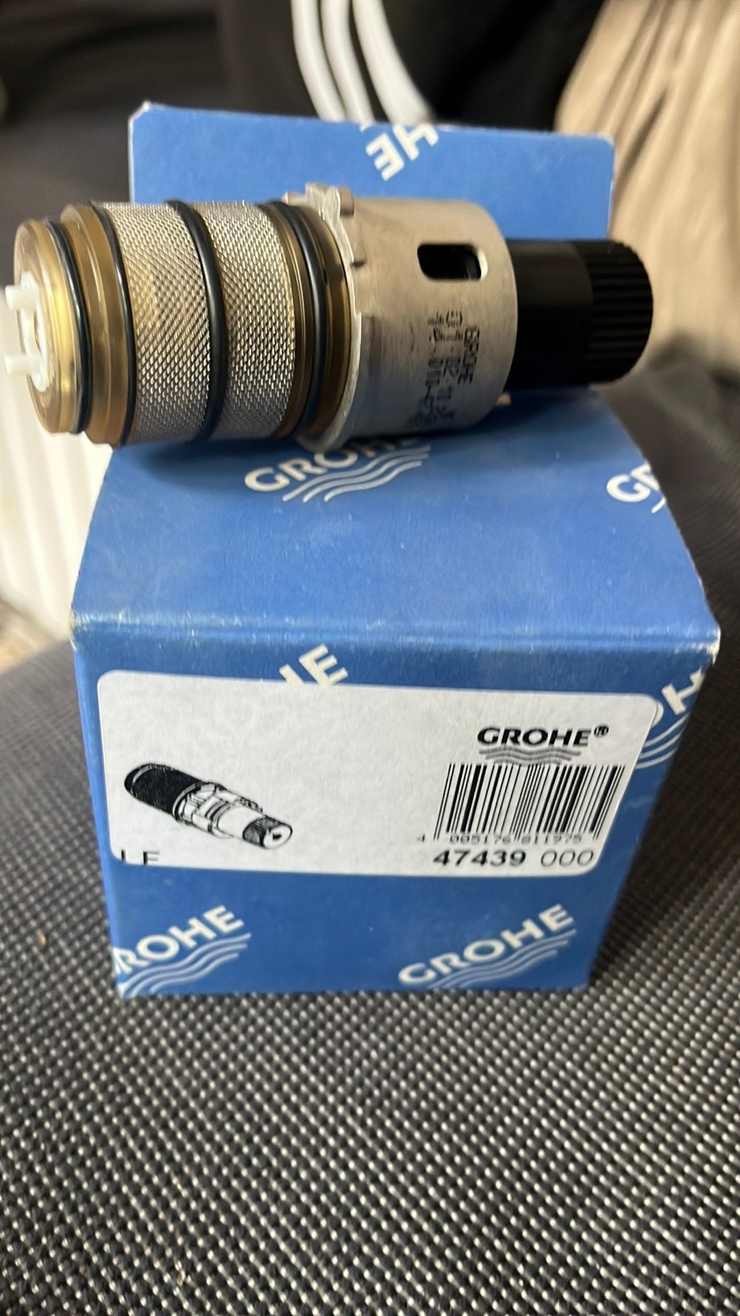 Grohe Thermostaat Cartouche 47439 000 - Nieuw in doos, Ophalen, Nieuw, Chroom, Kraan