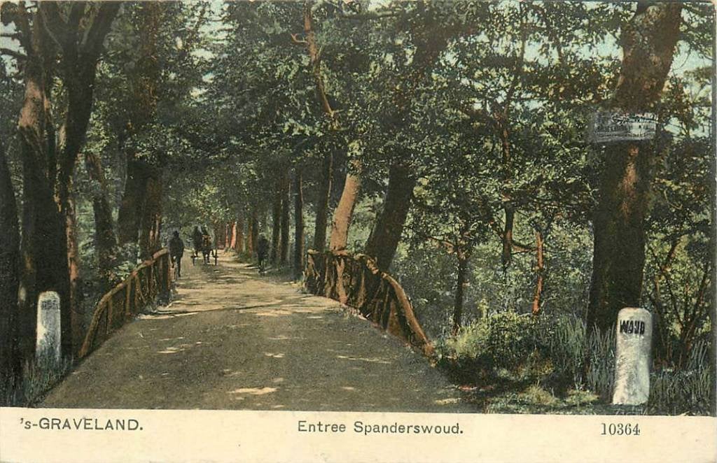 381-148-021 s Graveland Entree Spanderswoud, Verzenden, Voor 1920, Noord-Holland