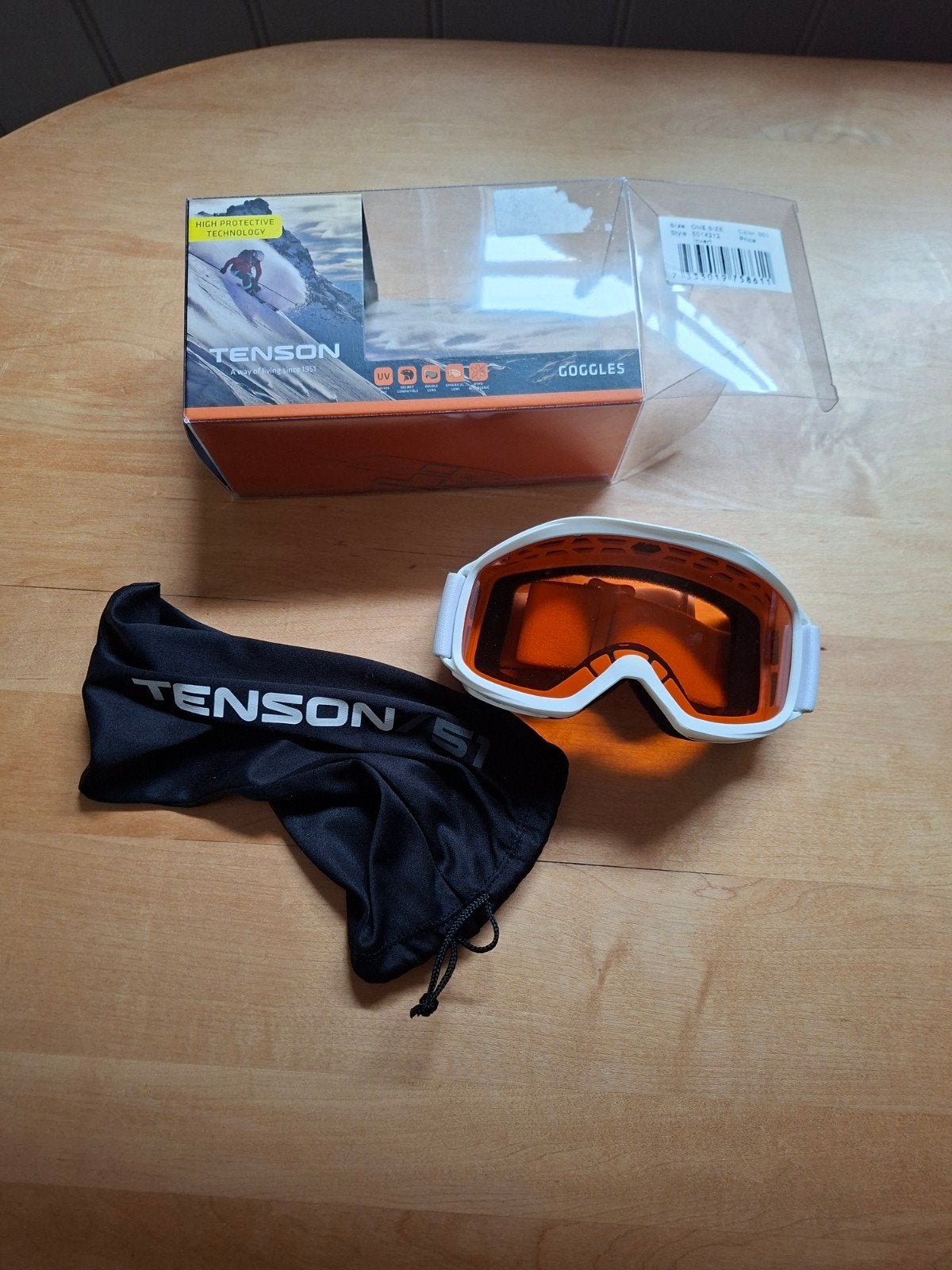 Tenson skibril/snowboardbril - Nieuw in doos, Tenson, Ophalen of Verzenden, Nieuw, Overige typen