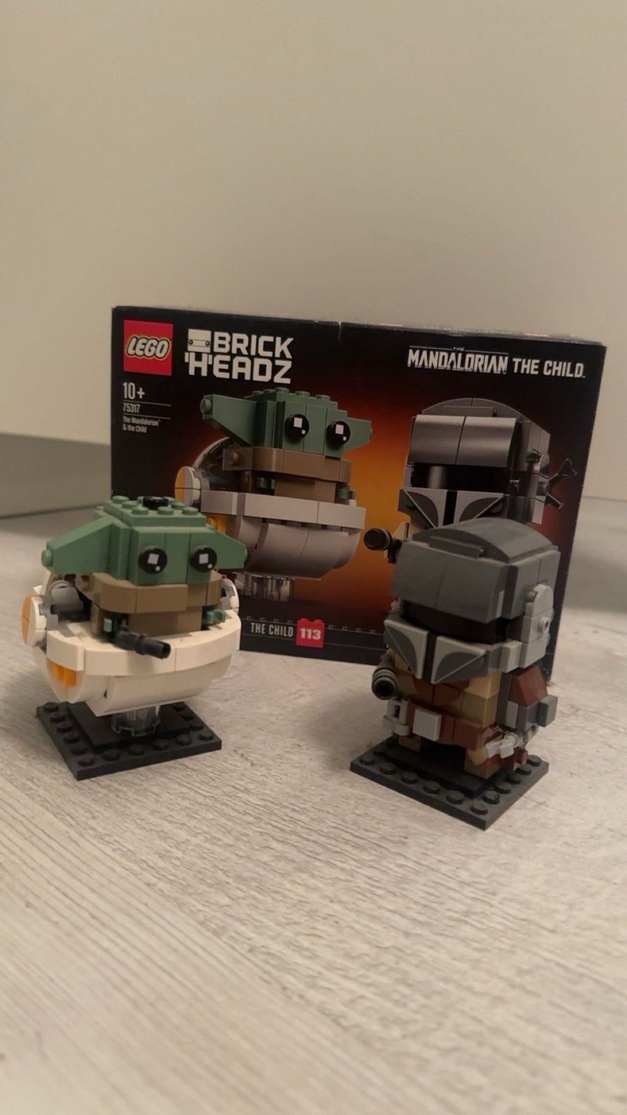 LEGO BrickHeadz 75317 – The Mandalorian & The Child, Ophalen of Verzenden, Zo goed als nieuw