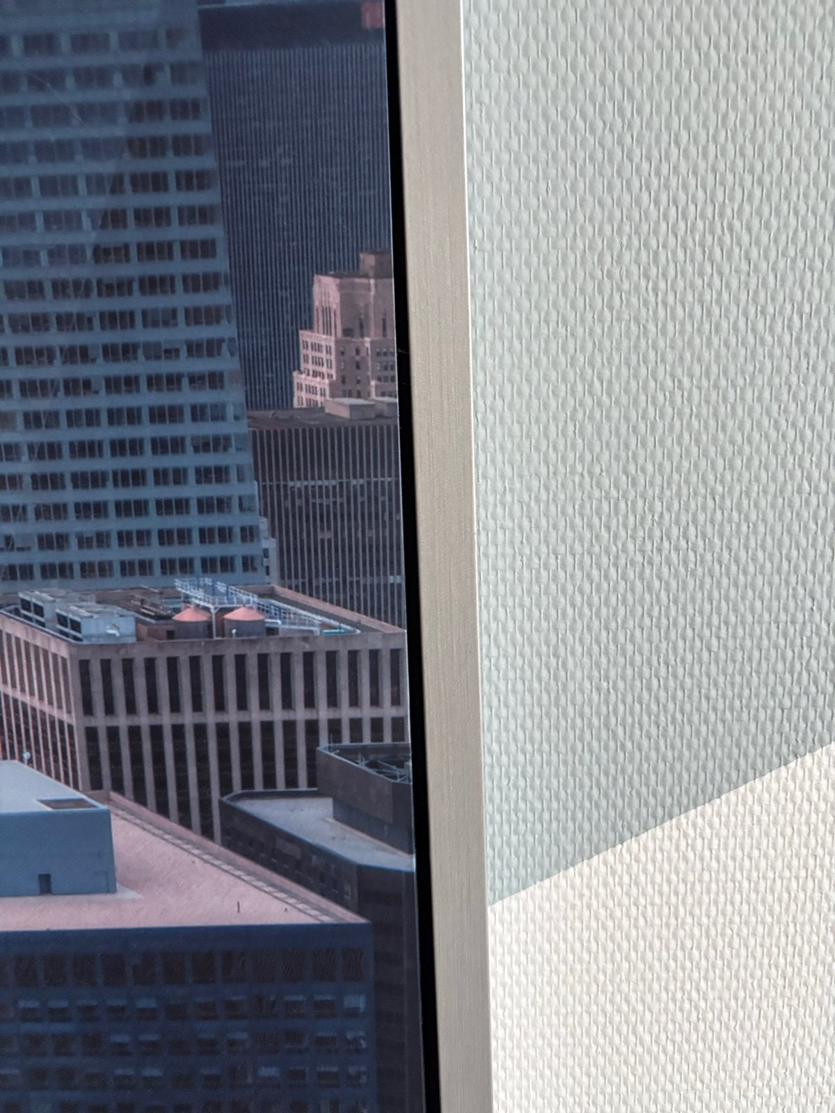 IKEA VILSHULT Canvas New York skyline 140x100 cm, Ophalen, 125 cm of meer, 75 – 100, Print