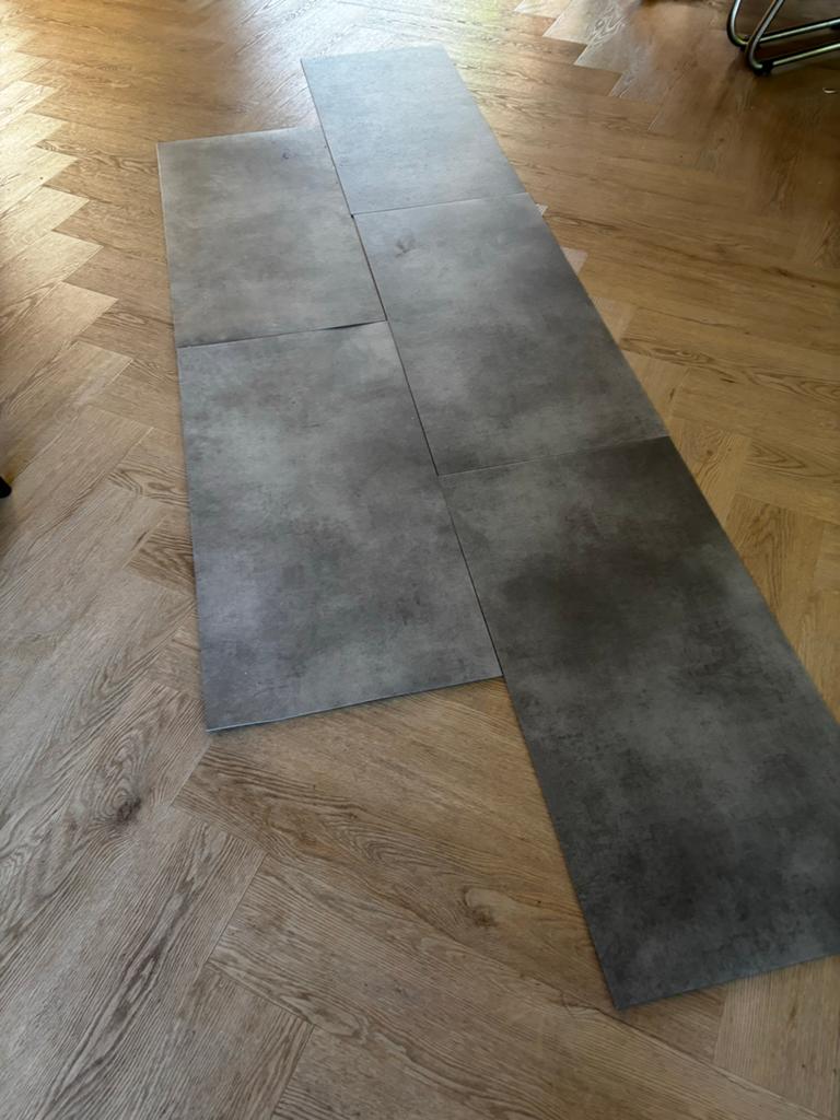 EKOFLOORS PVC Vloer Kiezels Plak - 90 m², nieuw, Ophalen, Kunststof, 50 tot 150 cm, Overige typen