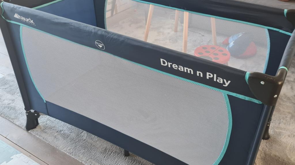 Hauck Dream n Play campingbedje + een matras, Ophalen, Zo goed als nieuw, Rechthoekig