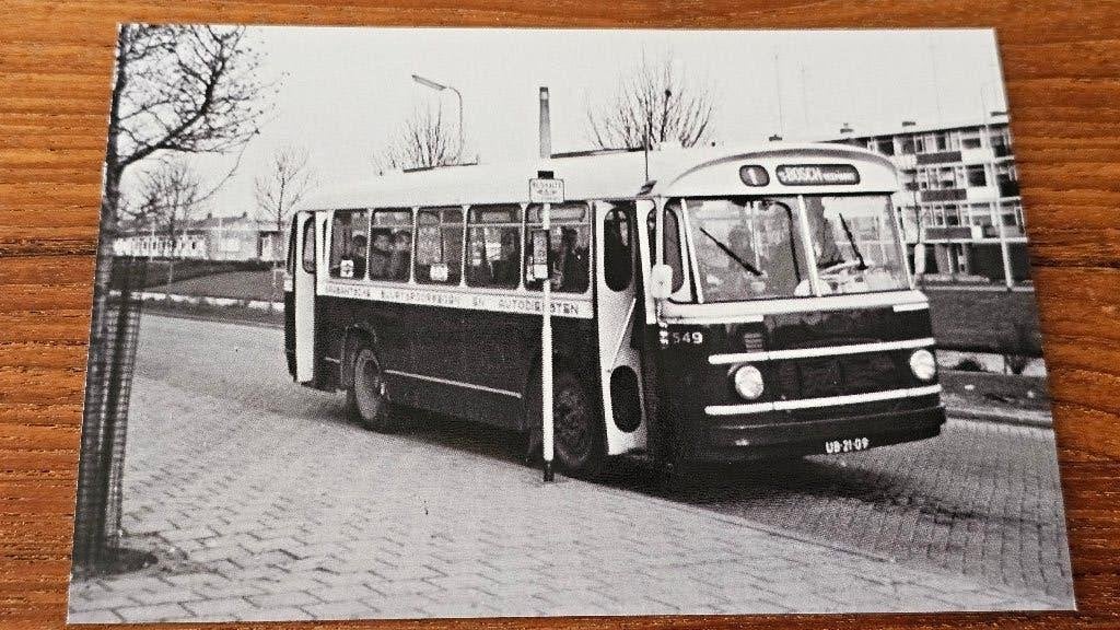 Foto BUS BBA Breda 549, Verzamelen, Verzenden, Gebruikt, Bus of Metro, Overige typen