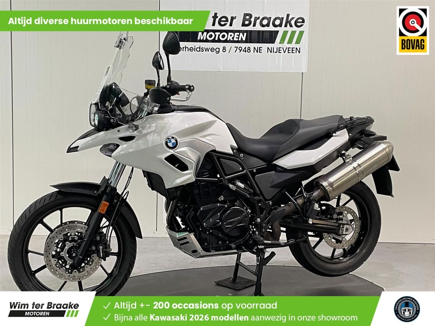 Bmw F 700 GS ABS (bj 2017), 2 cilinders, Motorrijbewijs A, Bedrijf, Onbekend
