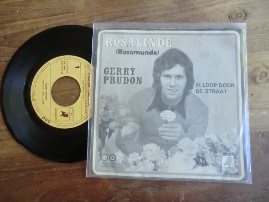 gerry prudon          rosalinde/ik loop door de straat, Ophalen of Verzenden, Gebruikt, 7 inch, Levenslied of Smartlap