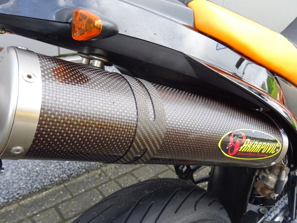 ktm lc4 duke2 640 nl frame wielen akrapovic dempers voorvork, Ophalen of Verzenden, Gebruikt