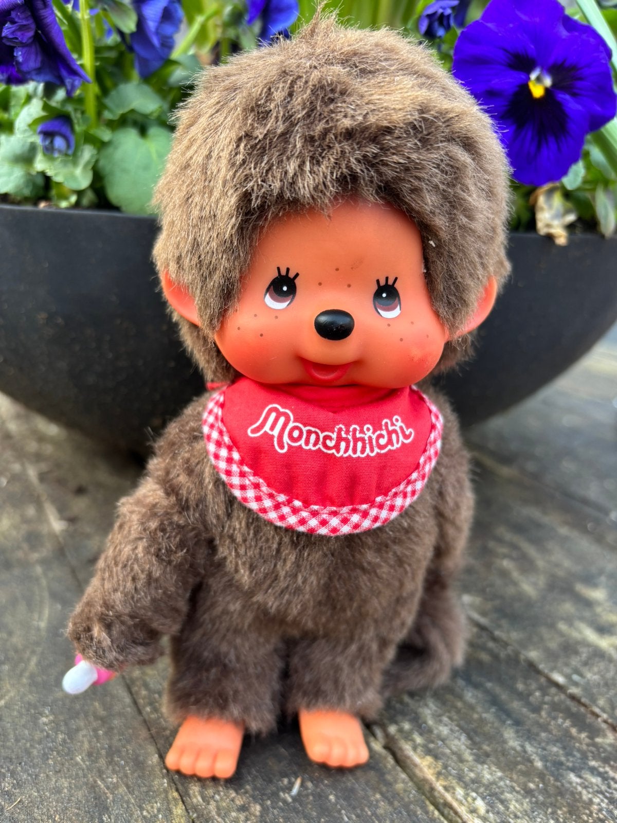Monchhichi sekiguchi, aapje met een rode slabbetje., Verzenden