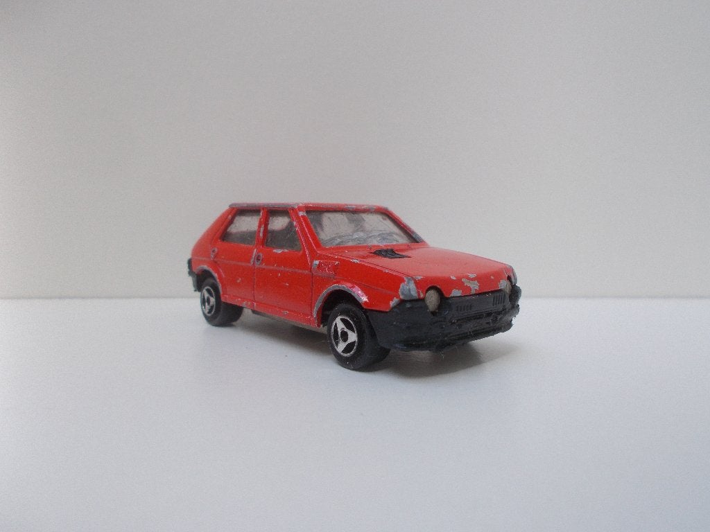 6371 Fiat Ritmo Majorette No 239, Hobby en Vrije tijd, Modelauto's | Overige schalen, Ophalen of Verzenden, Gebruikt, Auto