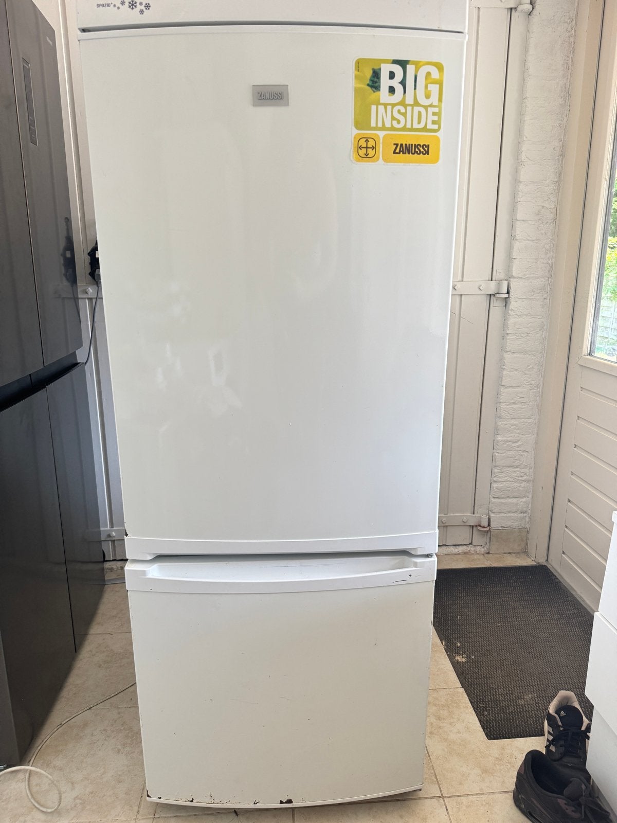 Zanussi Koelkast met Vriezer - Ruim en Functioneel, 150 tot 200 liter, Gebruikt, 60 cm of meer, Met aparte vriezer