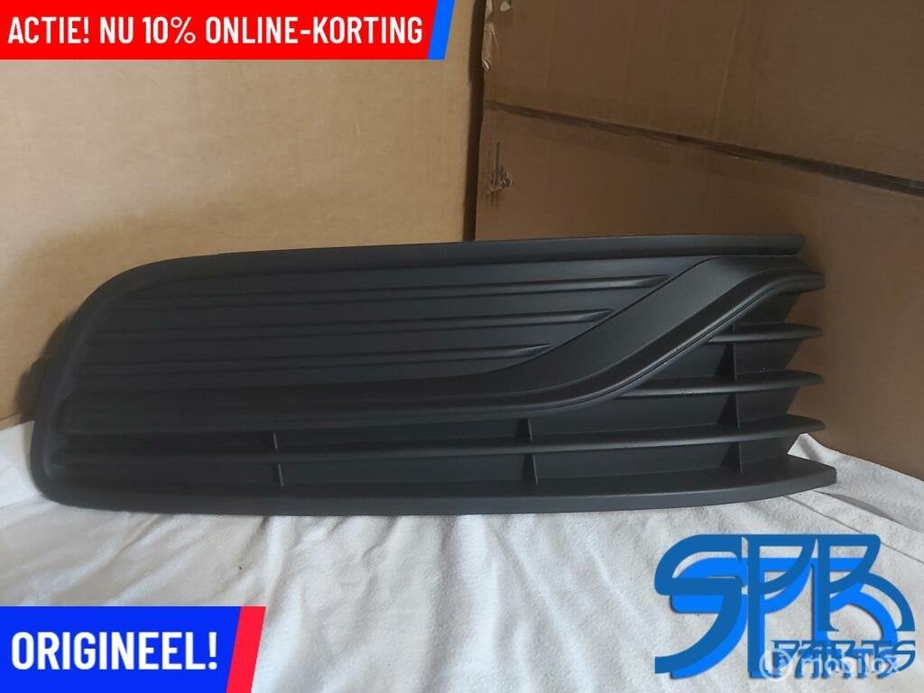 VW POLO 6C RECHTS Afdekkap BUMPER GRILLE ROOSTER 6C0853666, Gebruikt, Volkswagen, Ophalen of Verzenden, Volkswagen