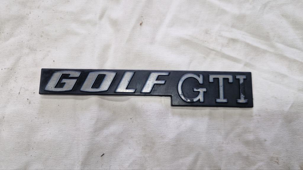 Golf1 GTI plaatje embleem, Ophalen of Verzenden