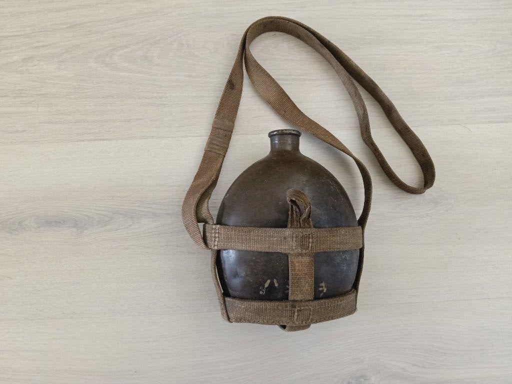 WW2 Imperial Japanese Army IJA field canteen M-99 ,veldfles, Verzamelen, Ophalen, Landmacht, Amerika, Overige typen