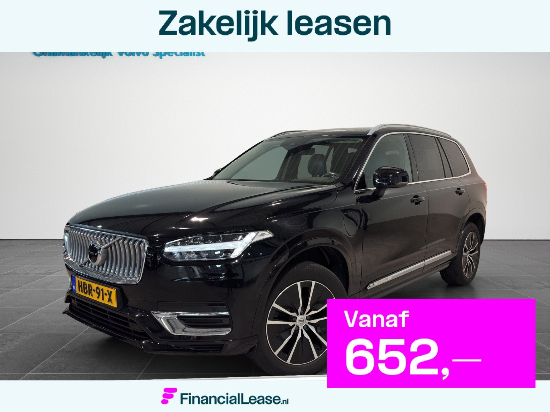 Volvo XC90 T8 Aut Inscription ACC Parkeercamera Leder Trekha, Gebruikt, 4 cilinders, 7 stoelen, Zwart