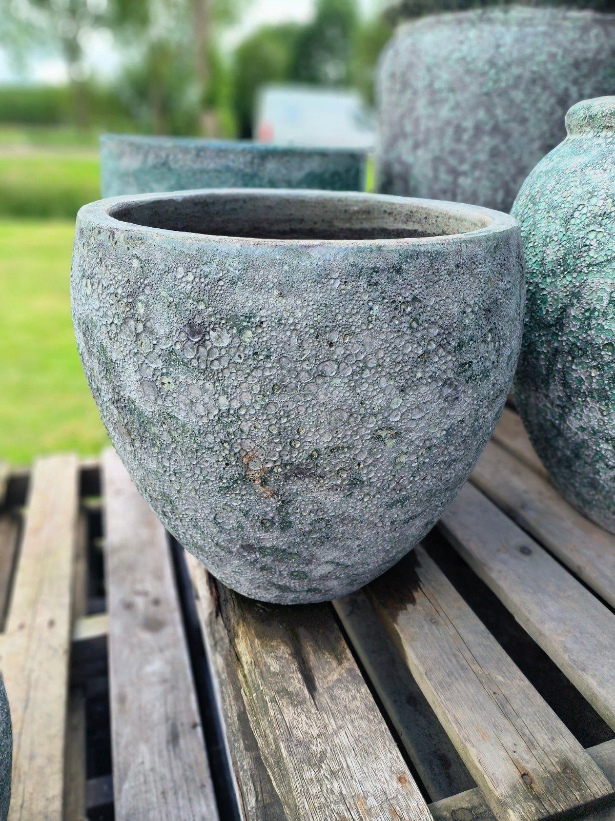 Robuuste Buitenpot - Mooie Kwaliteit, Overige materialen, Gebruikt, 40 cm of meer, Rond