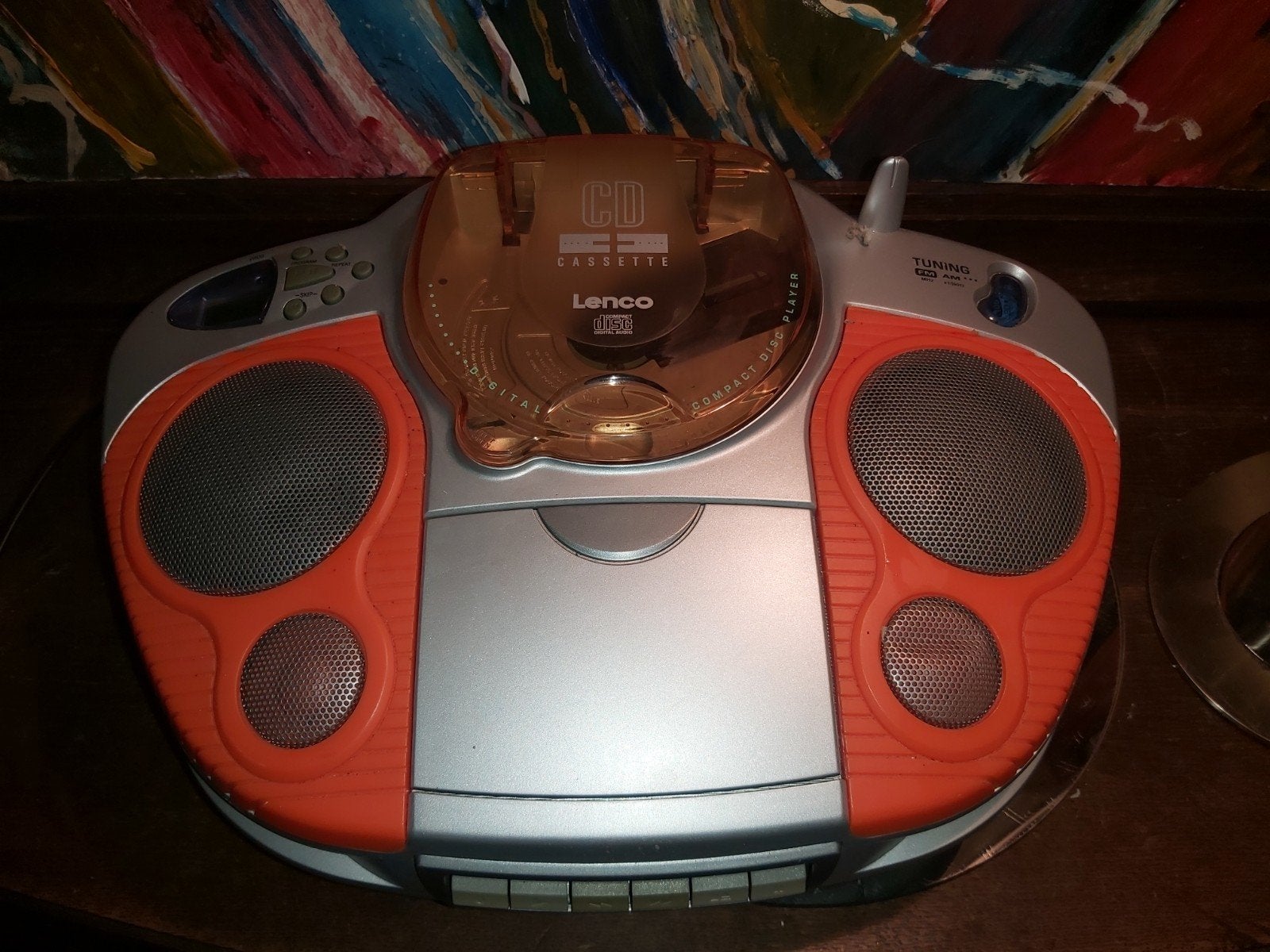 Draagbare Radio Cass. CD: Lenco SCR803CD, Ophalen of Verzenden, Zo goed als nieuw, Nb, Nb