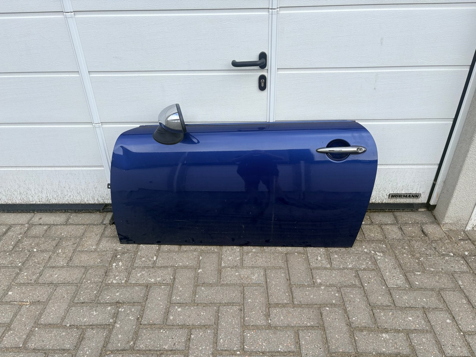Mini Cooper R50/R53 Deur Links Voor - Blauw, Auto-onderdelen, Gebruikt, Ophalen of Verzenden, Mini, Voor