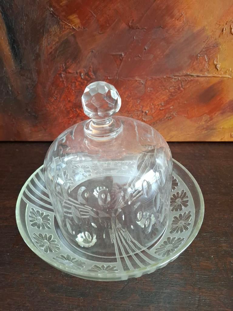 Mooie gave glazen stolp., Ophalen of Verzenden
