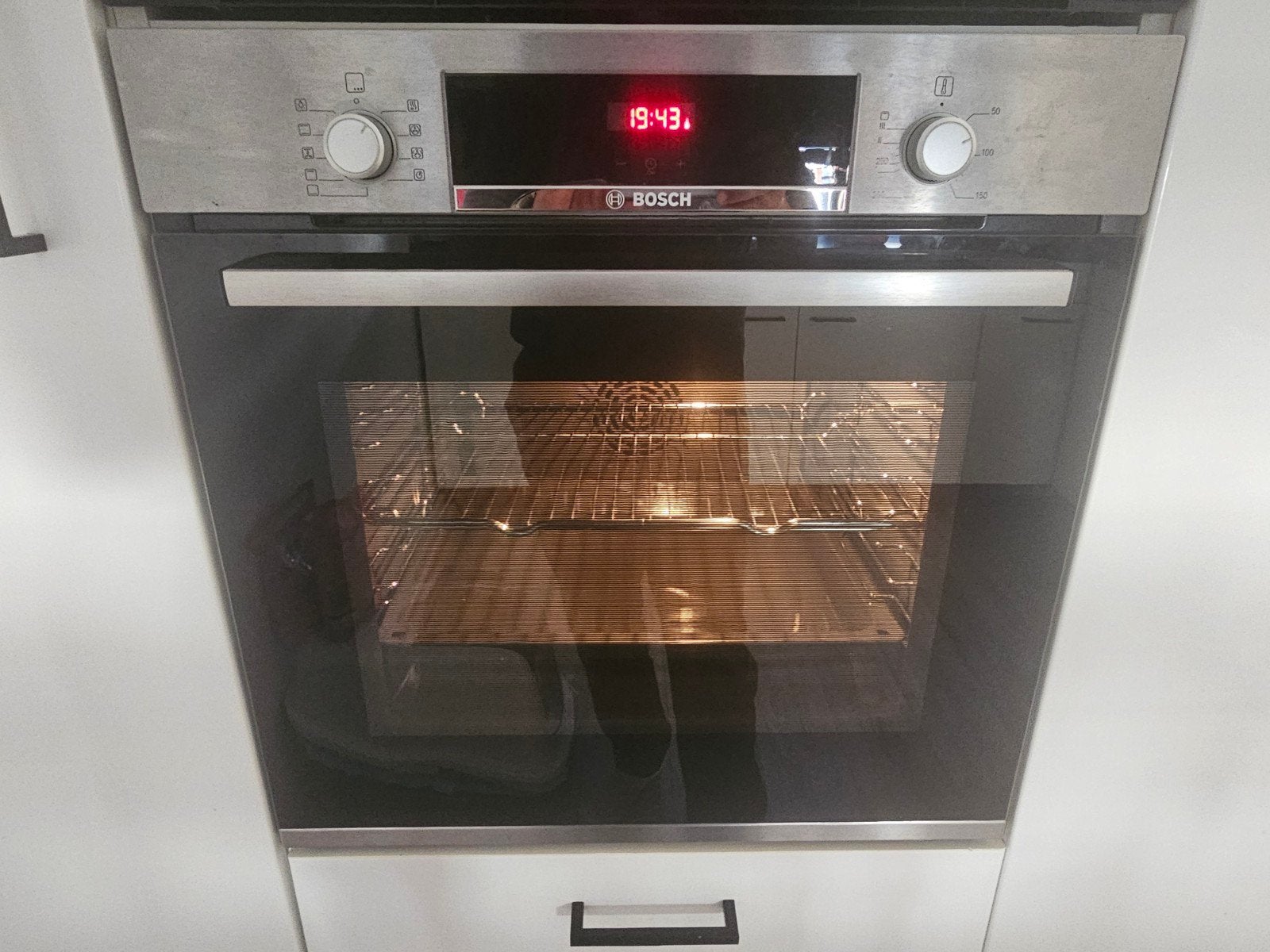 Bosch HBA534BS0/82., Witgoed en Apparatuur, Ovens, Ophalen, Hete lucht, Bosch, Inbouw
