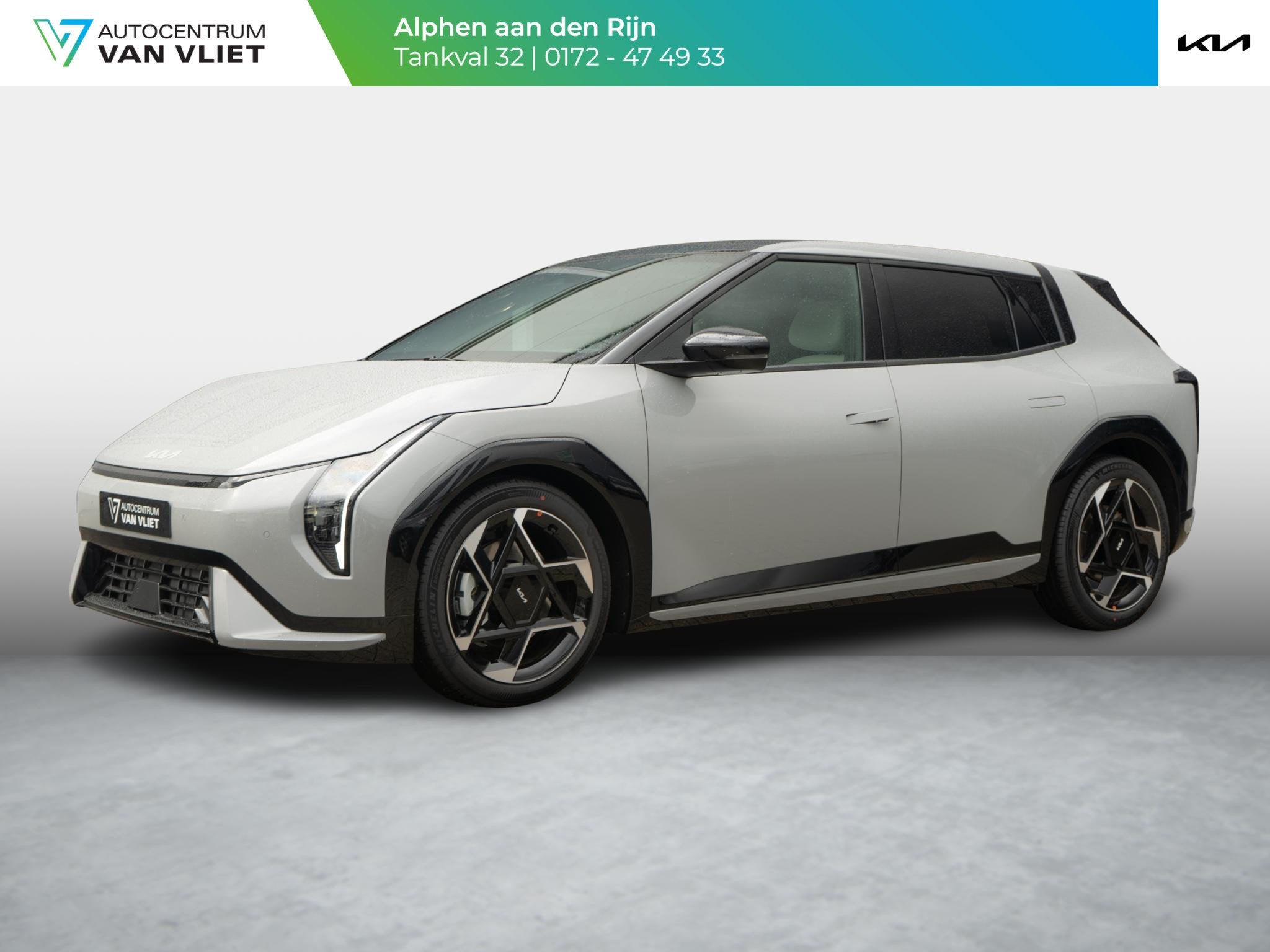 Kia EV4 GT-PlusLine 81.4 kWh | In bestelling | Schuifkanteld, Auto's, 81 kWh, 510 min, 204 pk, Zilver of Grijs