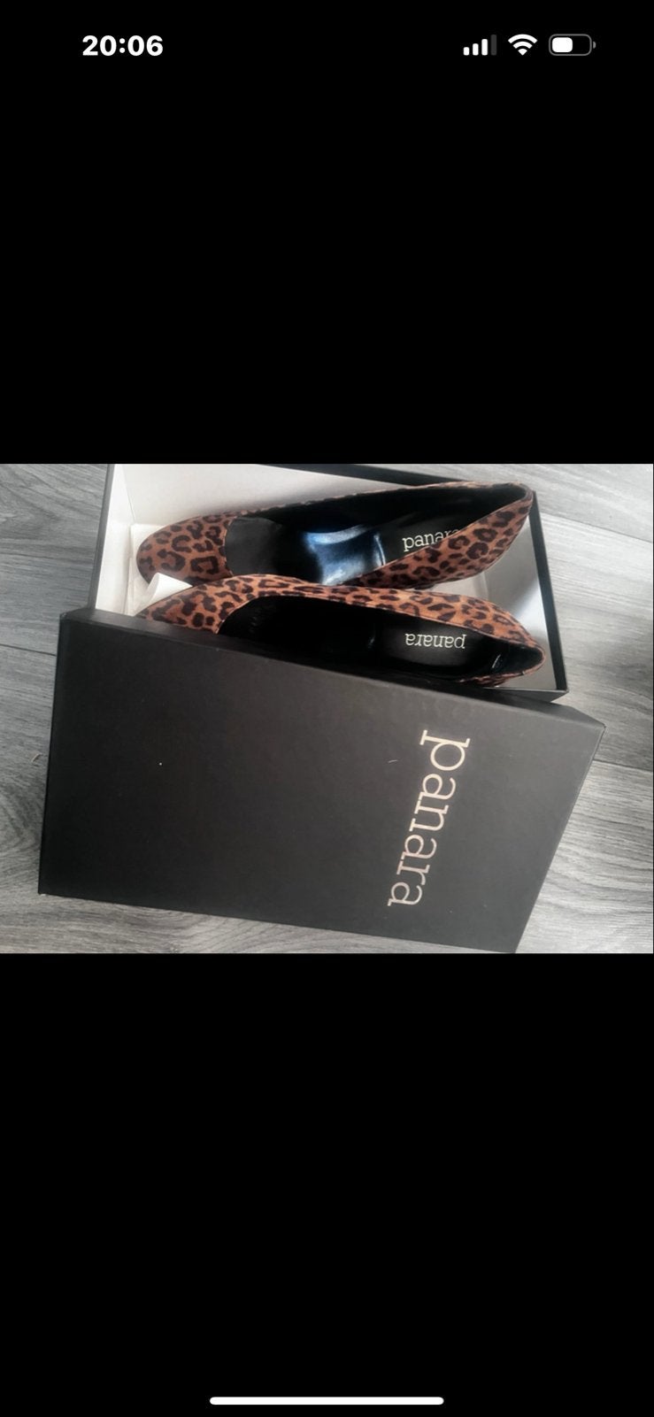 Panara Leopard Print Pumps Maat 40, Ophalen of Verzenden, Zo goed als nieuw, Bruin, Pumps