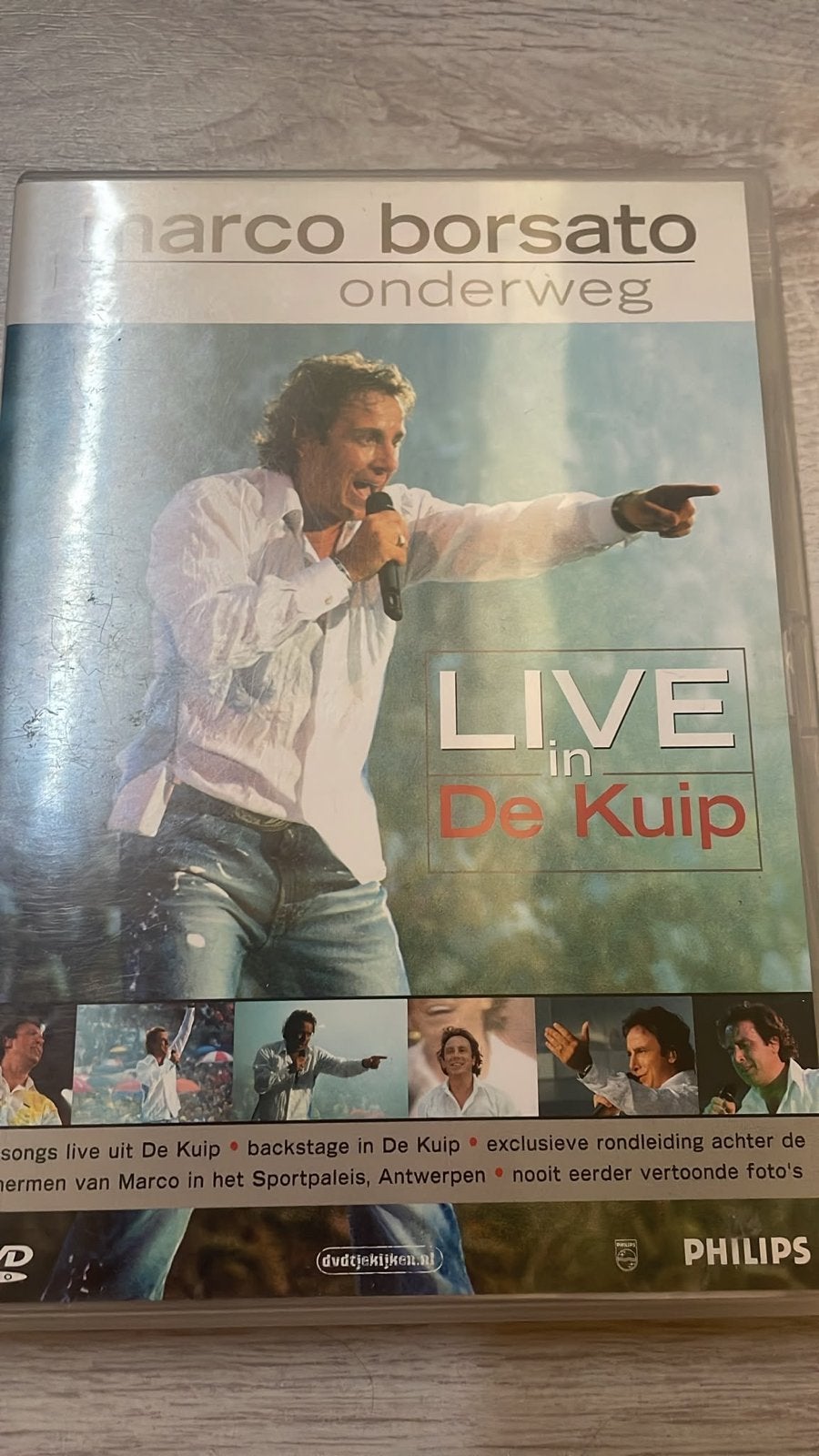 Marco Borsato Onderweg Live in De Kuip DVD, Alle leeftijden, Nederlands, Concert, Gebruikt