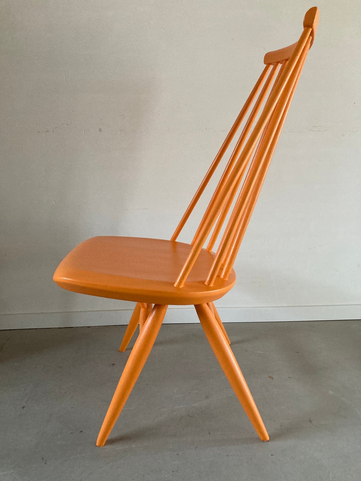 Midcentury vintage Tapiovaara Mademoiselle chair E. Verken, Mid Century retro vintage jaren 60 Deens Scandinavisch design, Gebruikt