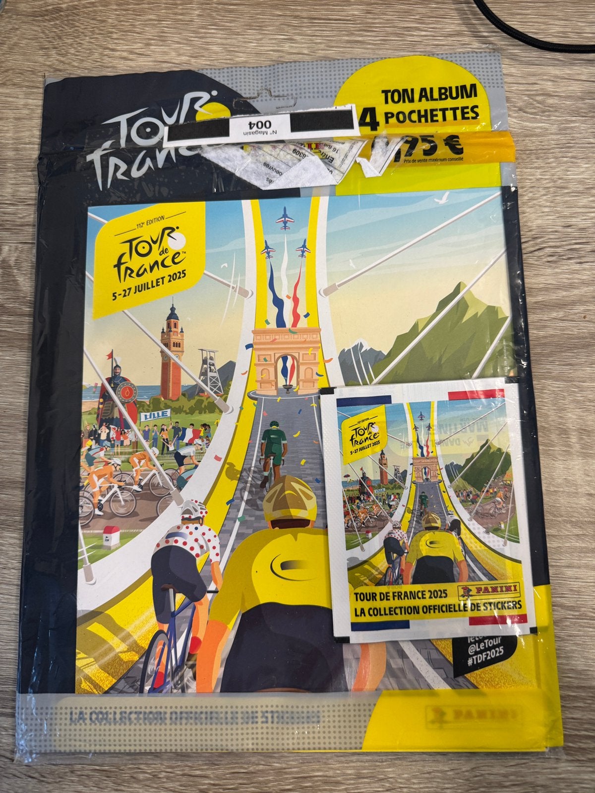Panini Tour de France 2025 starters kit, Ophalen of Verzenden, Zo goed als nieuw