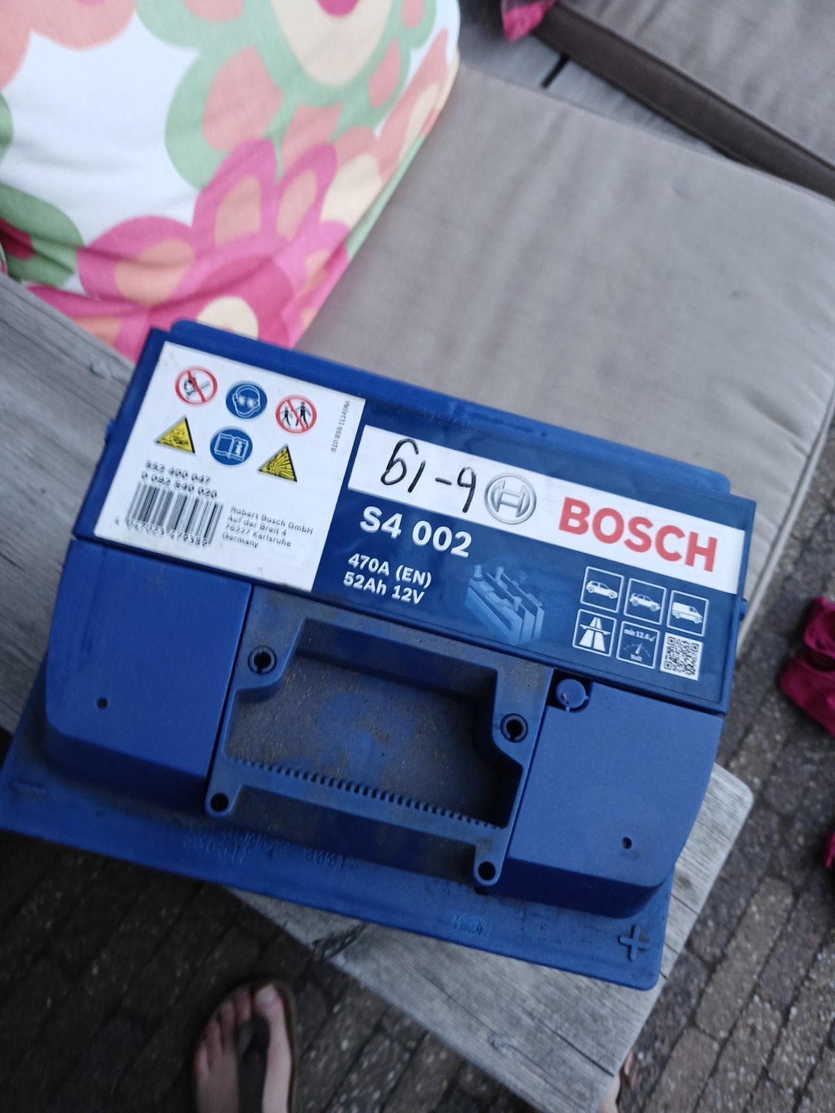 Bosch S4 002 Accu 52Ah 12V - defect gratis, Ophalen, Gebruikt