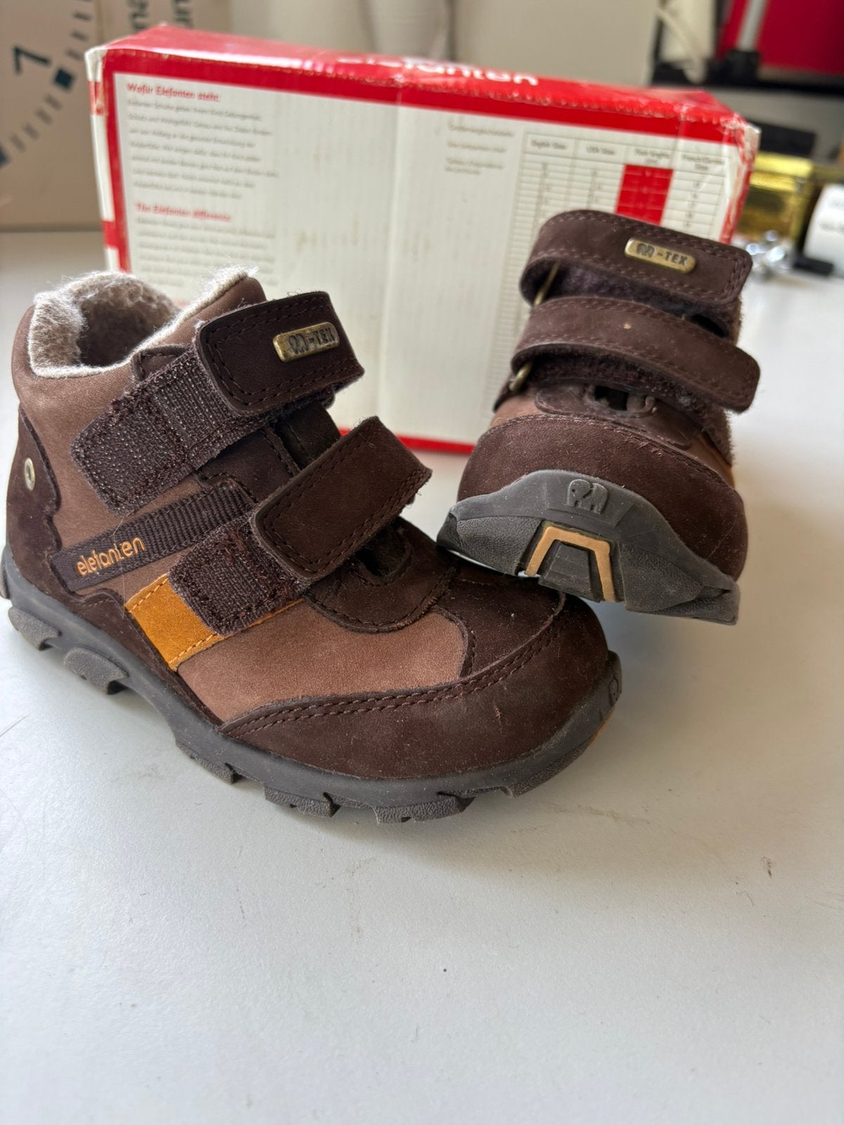 Elefanten M-TEX gevoerde kinderschoenen maat 24 wijd, Verzenden, Zo goed als nieuw, Jongetje of Meisje, Schoentjes