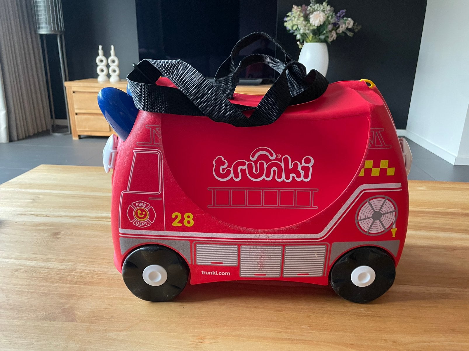 Trunki brandweer auto kinder koffer, Ophalen, Gebruikt