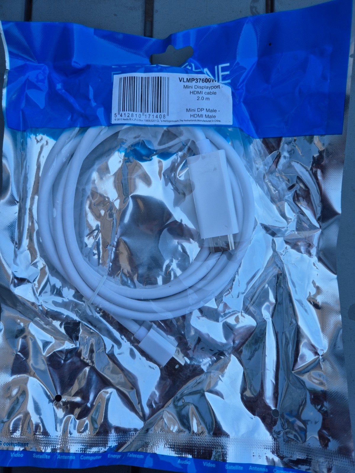 Valueline Mini DP - HDMI, M/M, Computers en Software, Ophalen of Verzenden, Nieuw
