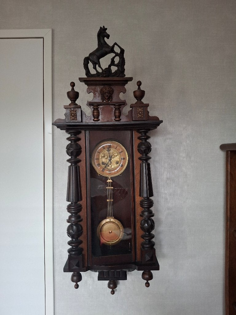 Wandregulator schwartzwälder klok, Ophalen