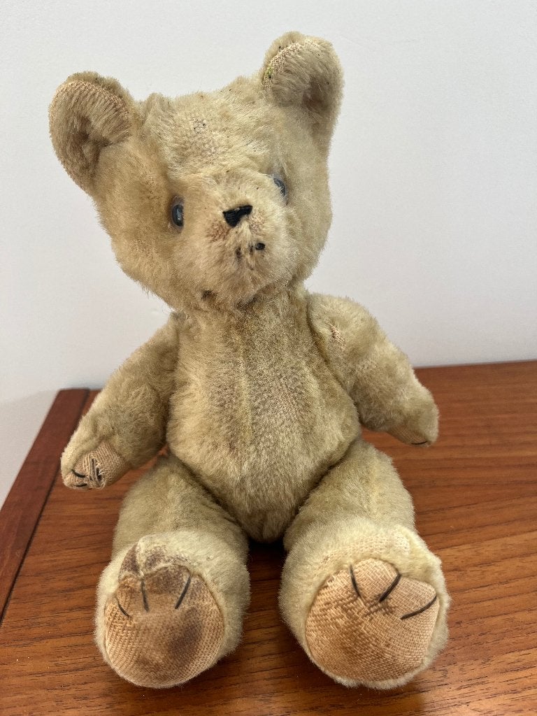 Antiek pluche beer, Verzamelen, Beren en Cherished Teddies, Ophalen of Verzenden, Gebruikt, Stoffen beer, Overige merken