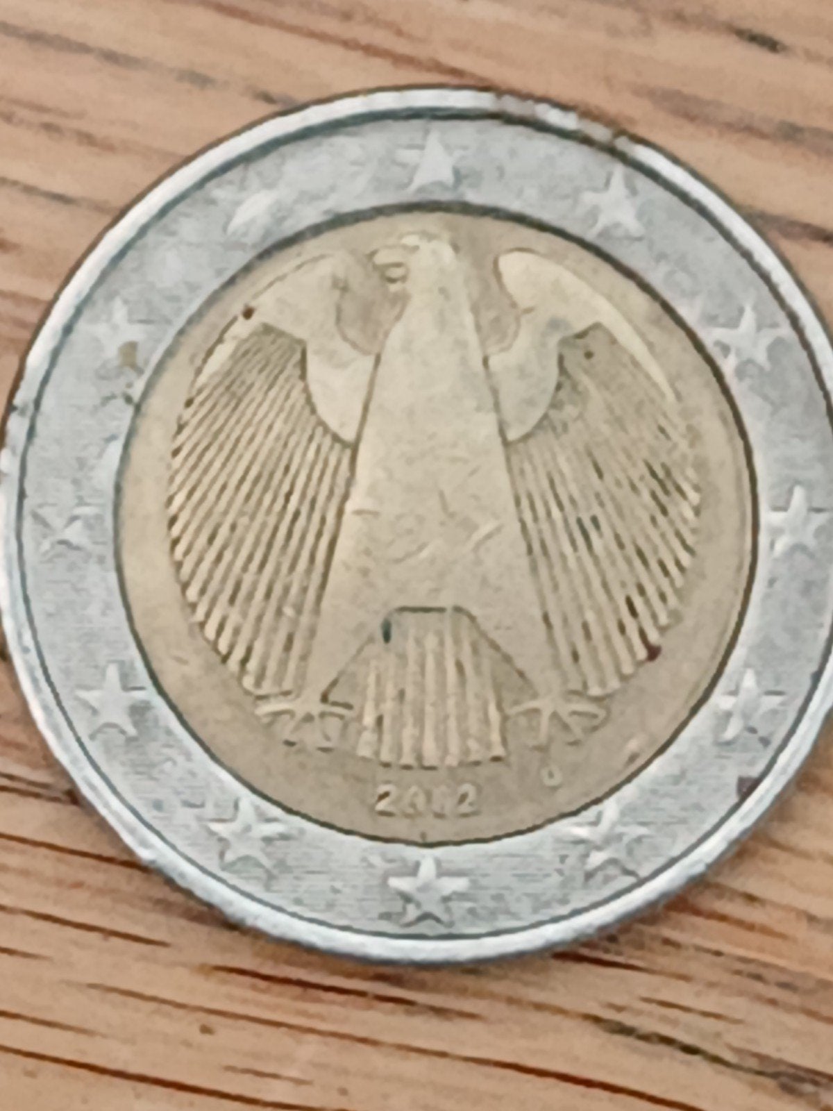 Zeldzame Duitse 2 Euro munt uit 2002 met muntteken D, Ophalen of Verzenden, Duitsland, 2 euro, Losse munt